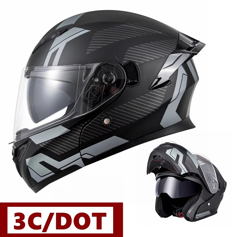 DOT Approved  Motorcycle Helme - огляд і ціна Modular Flip Up Motorcycle Helmet Dot Approved