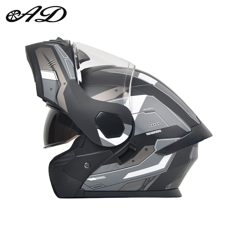 Dot Certified Ad Factory Open  - огляд і ціна Full Face Motorcycle Helmet With Bluetooth